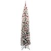 vidaXL Artificial Christmas Tree with 300 LEDs with Stand Green 210 cm