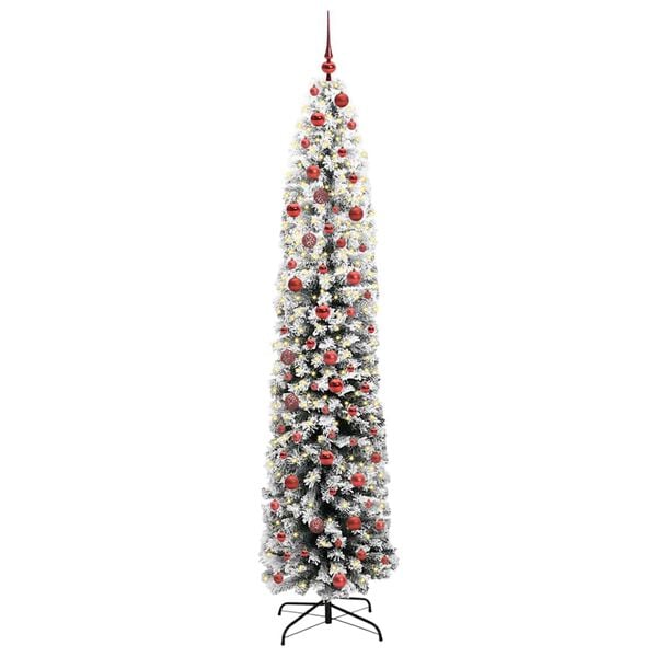 vidaXL Artificial Christmas Tree with 300 LEDs with Stand Green 210 cm