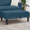 vidaXL Footstool Blue 77x55x31 cm Velvet