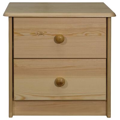 vidaXL Bedside Cabinet 43x34x40 cm Solid Pine Wood