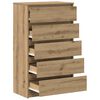 vidaXL Drawer Cabinet Artisan Oak 60x36x103 cm Engineered Wood