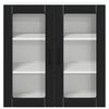 vidaXL Kitchen Cabinet Black 80 x 31 x 80 cm Engineered Wood