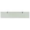vidaXL Floating Shelves 2 pcs Glass 90x20 cm 8 mm