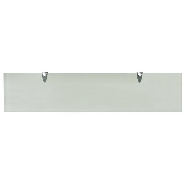 vidaXL Floating Shelves 2 pcs Glass 90x20 cm 8 mm