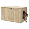 vidaXL Cat House Sonoma 85 x 55 x 53.5 cm Engineered Wood