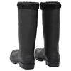 vidaXL Rian Boots with Removable Socks Black Size 44 PVC
