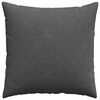 vidaXL Sofa Pillows 2 pcs Dark Grey 80 x 80 cm Corduroy Fabric