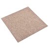 vidaXL Carpet 20 pcs Beige 50 x 50 cm 100% Polypropylene