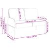vidaXL Sofas with Cushion Dark Grey 115 x 56 x 80 cm Plywood