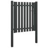 vidaXL Garden Fence Gate Steel 100x100 cm Anthracite