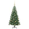 vidaXL Christmas Tree with 150 LEDs with Stand Green 120 cm PVC