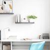 vidaXL Floating Wall Shelf Grey 60x23.5x3.8 cm MDF
