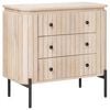 vidaXL Drawer Cabinet with Drawer 70 x 30 x 65 cm