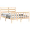 vidaXL Bed Frame without Mattress 140x200 cm Solid Wood Pine