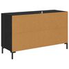 vidaXL Sideboard Black Oak 100 x 36 x 60 cm Engineered Wood