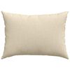 vidaXL Sofa Pillows 2 pcs Cream 70 x 50 cm Fabric