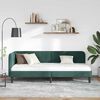 vidaXL Corner Bed Frame with Headboard Dark Green 80 x 200 cm Velvet