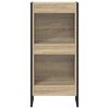 vidaXL Book Cabinet Sonoma 40 x 30 x 86.5 cm Engineered Wood