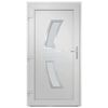 vidaXL Front Door Anthracite 98x200 cm PVC