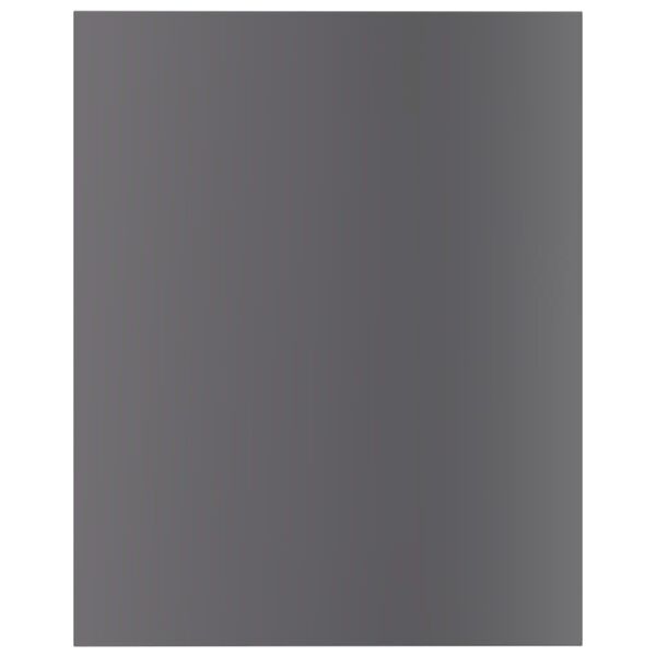 vidaXL Bookshelf Boards 8 pcs High Gloss Grey 40x50x1.5 cm Engineered Wood