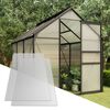vidaXL Polycarbonate Sheets 2 pcs 10 mm 150x65 cm