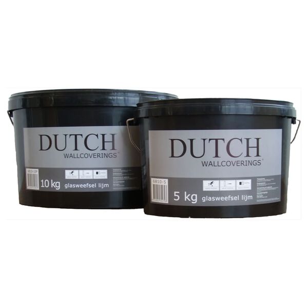 DUTCH WALLCOVERINGS Fibreglass Wallpaper Glue 5 kg