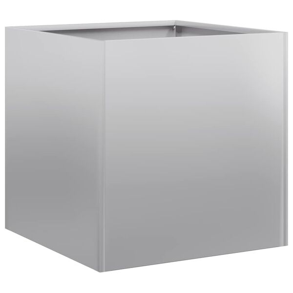 vidaXL Planter 40x40x40 cm Galvanised Steel
