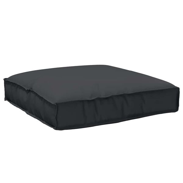 vidaXL Pallet Cushion for suitable for Seat Black 80 x 80 x 12 cm