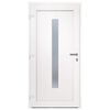 vidaXL Front Door White 108x200 cm PVC