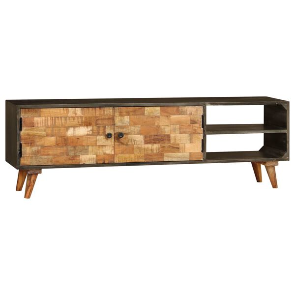 vidaXL TV Cabinet Solid Mango Wood 140x30x45 cm