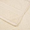 vidaXL Towels "FROGN" 4 pcs Cream 100x200 cm 360 gsm