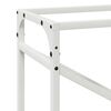 vidaXL Firewood Rack White 60x25x100 cm Cold-rolled steel