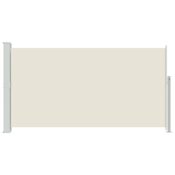 vidaXL Patio Retractable Side Awning 170x300 cm Cream