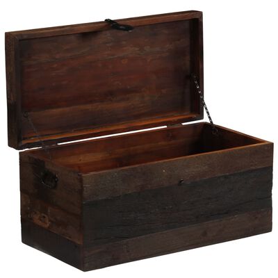 vidaXL Storage Box Solid Reclaimed Wood 80x40x40 cm