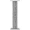vidaXL Plant Stands 2 pcs Grey Sonoma 30x30x95 cm Engineered Wood