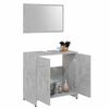 vidaXL Bathroom Furniture Set Concrete Grey Engineered Wood