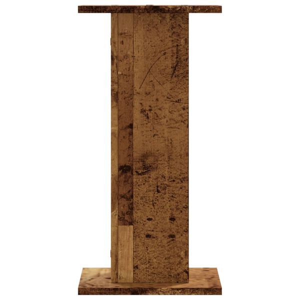 vidaXL Plant Stands 2 pcs Old Wood 30x30x60 cm Engineered Wood