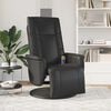 vidaXL Swivel Massage Recliner Chair Black 71 x 90 x 105 cm