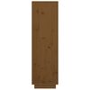 vidaXL Highboard Honey Brown 38x35x117 cm Solid Wood Pine