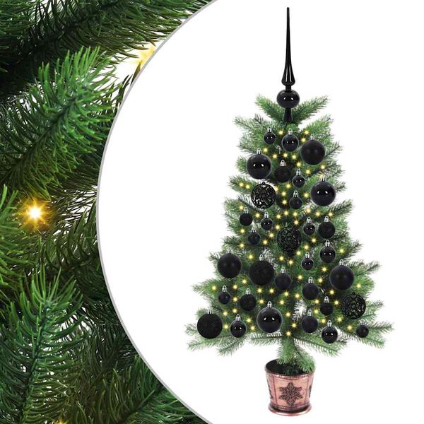 vidaXL Christmas Tree with 150 LEDs with Stand Green 65 cm PE