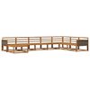 vidaXL Outdoor Sofa Set 8 pcs Natural Solid Acacia Wood