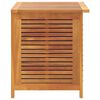 vidaXL Garden Storage Box with Louver 60x50x56 cm Solid Wood Acacia