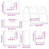 vidaXL Kids' Loft Bed with Tunnel without Mattress Pink 80x200cm