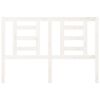 vidaXL Bed Headboard White 126x4x100 cm Solid Wood Pine
