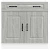 vidaXL Kitchen Base Cabinet Kalmar Grey Sonoma Engineered Wood