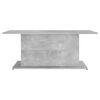 vidaXL Coffee Table Concrete Grey 102x55.5x40 cm Engineered Wood