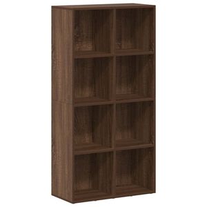 vidaXL Book Cabinet/Sideboard Brown Oak 66x30x130 cm Engineered Wood