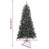 vidaXL Artificial Christmas Tree with 300 LEDs with Stand Green 240 cm