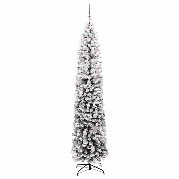 vidaXL Artificial Christmas Tree with 300 LEDs with Stand Green 240 cm