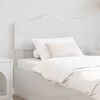 vidaXL Headboard with Headboard Gloss White 75 cm Engineered wood